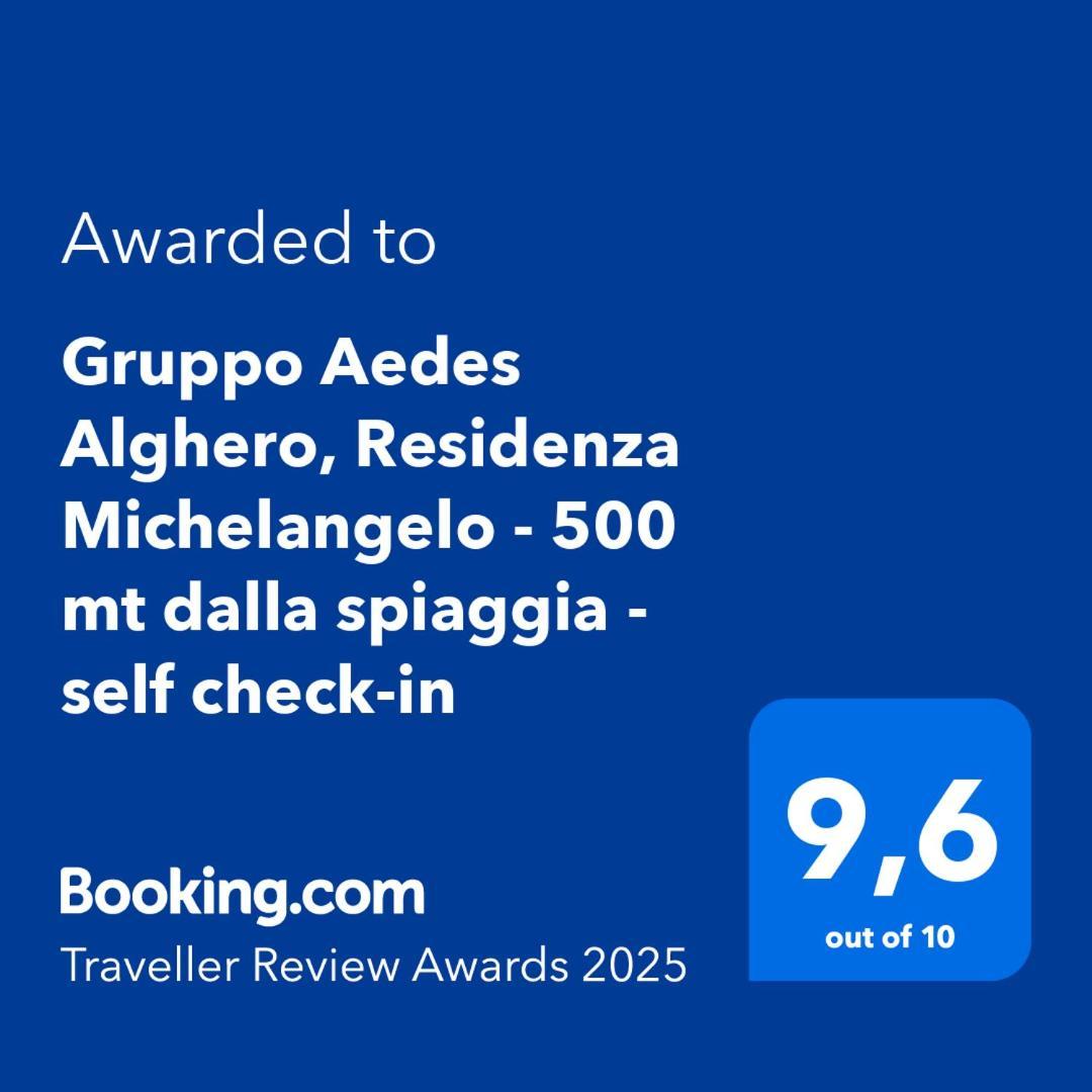 Gruppo Aedes Alghero, Residenza Michelangelo - 500 Mt Dalla Spiaggia Eksteriør bilde